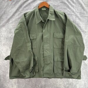 Rothco BDU Shirt Mens 3XL Olive Green Long Sleeve Pockets Military